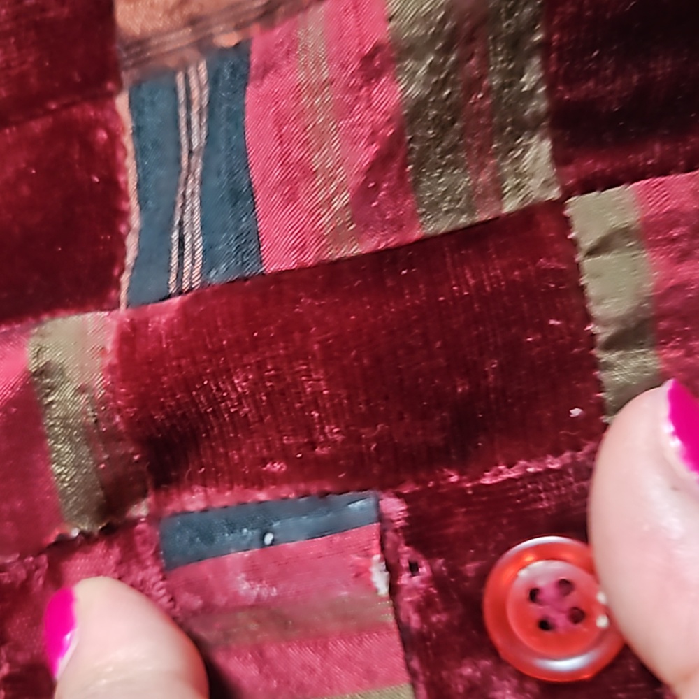 Jeff Gallano Paris Vintage Silk/Linen Vest - Picture 11 of 14
